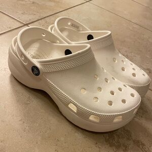 platform crocs